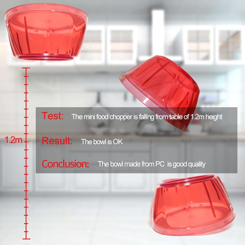 Manual Food Chopper, Vegetable Cutter, Chopper, Hand String Chopper, Smoothie Blender -900ml Manual Food Chopper, Vegetable Cutter, Chopper, Hand String Chopper, Smoothie Blender -900ml